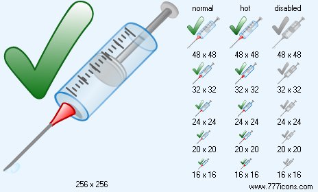 Vaccinations Icon Images