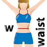 Waist icon