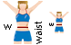 Waist icons