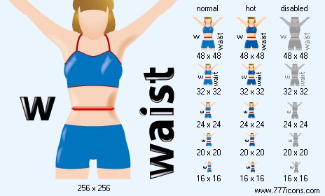 Waist Icon Images