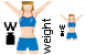 Weight icons