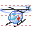 Casualty helicopter icon