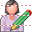 Edit patient-woman icon