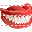 False tooth icon