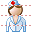 Hospital nurse icon