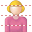 Patient-girl icon