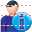 Patient-man info icon