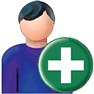 Add Patient-Man icon
