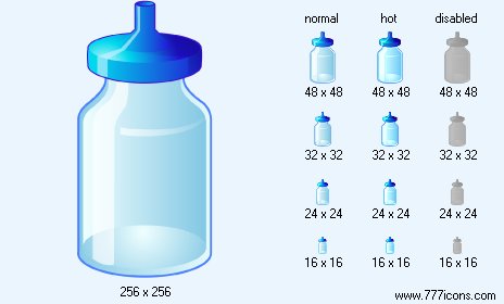 Baby Bottle Icon Images