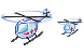 Casualty helicopter icons