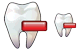 Delete tooth icons