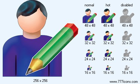 Edit Patient-Man Icon Images