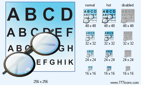 Eye-Chart Icon Images