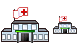 Hospital icons