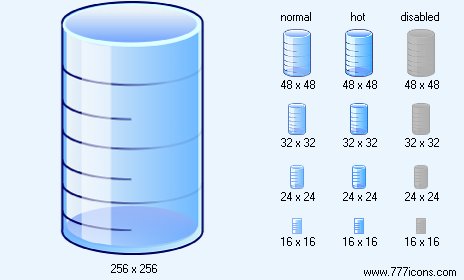 Measuring Glass Icon Images
