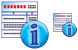 Medical invoice info icons
