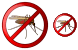 Mosquito spray icons
