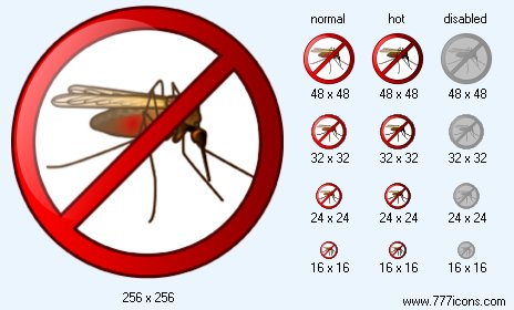Mosquito Spray Icon Images