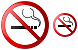 No smoking icons