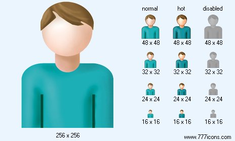 Patient-Boy Icon Images