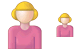 Patient-girl icons
