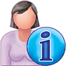Patient-Woman Info icon