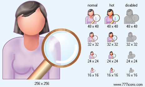 Search Patient-Woman Icon Images