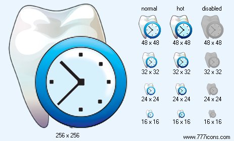 Temporary Tooth Icon Images