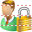 Locked user icon