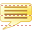 Yellow message icon