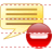 Decline message icon