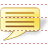 Yellow message SH icon
