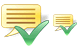 Approve message SH icons