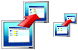 Data transfer icons