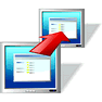 Data Transfer with Shadow icon