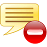 Decline Message icon