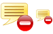 Decline message icons