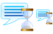 Delayed message icons