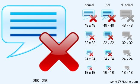 Delete Message Icon Images