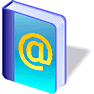 E-Mail Book with Shadow icon