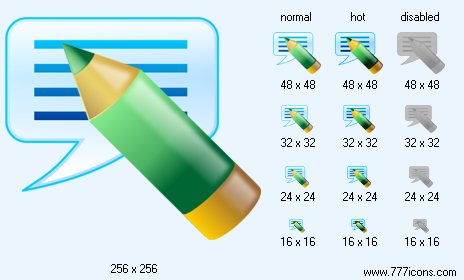 Edit Message Icon Images