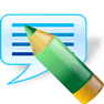 Edit Message with Shadow icon