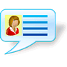 Html Message with Shadow icon