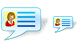 Html message SH icons