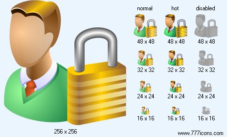 Locked User Icon Images