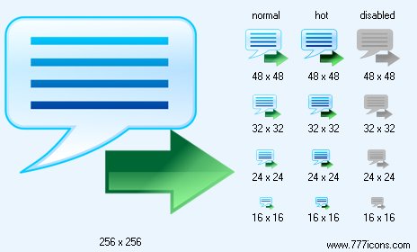 Next Message Icon Images