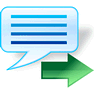 Next Message with Shadow icon