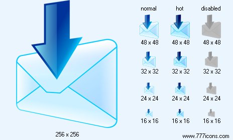 Receive Mail Icon Images