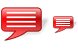 Red message SH icons