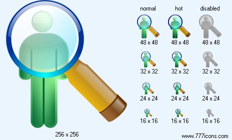 Search Contacts Icon Images